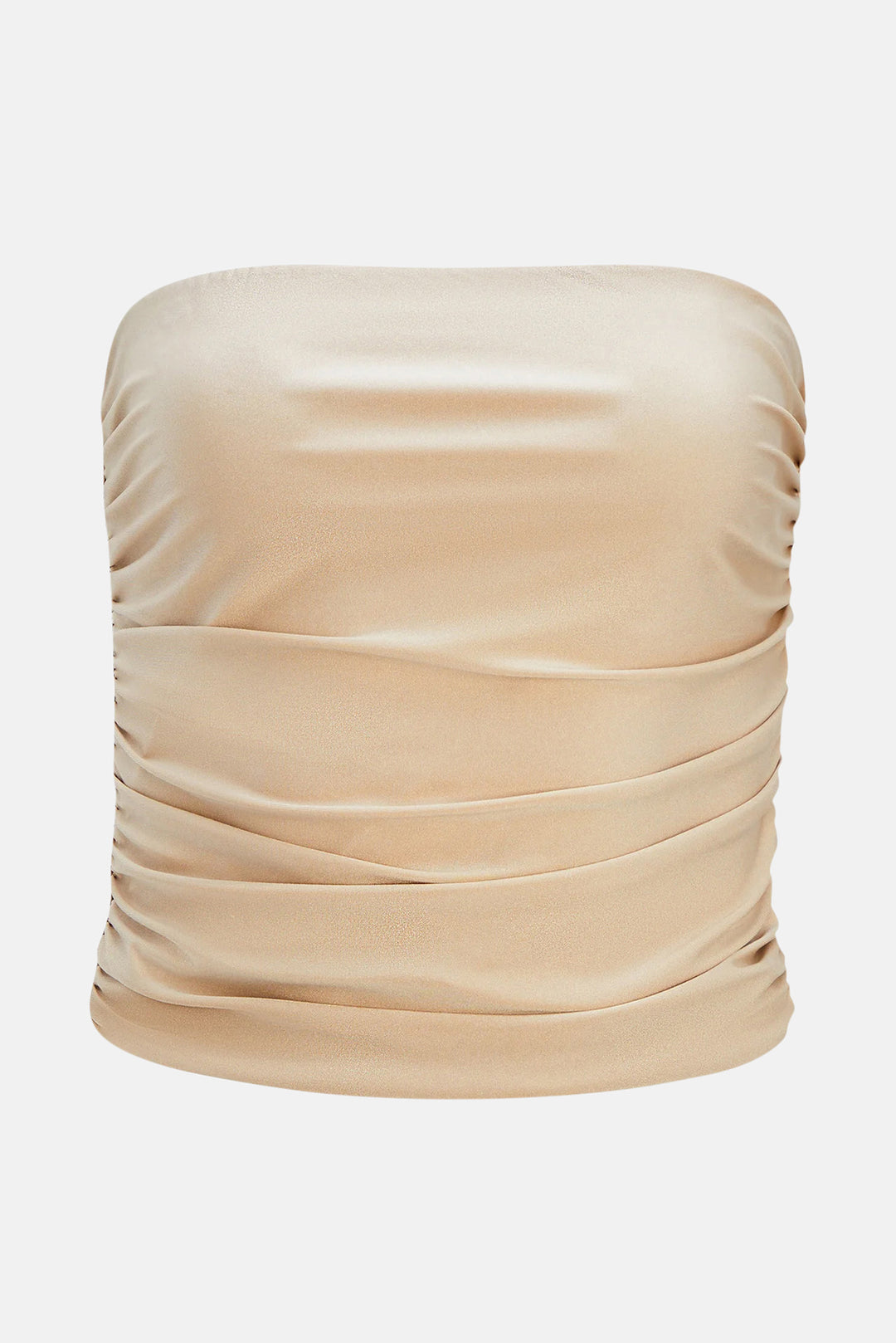 Debbi Strapless Top Gold