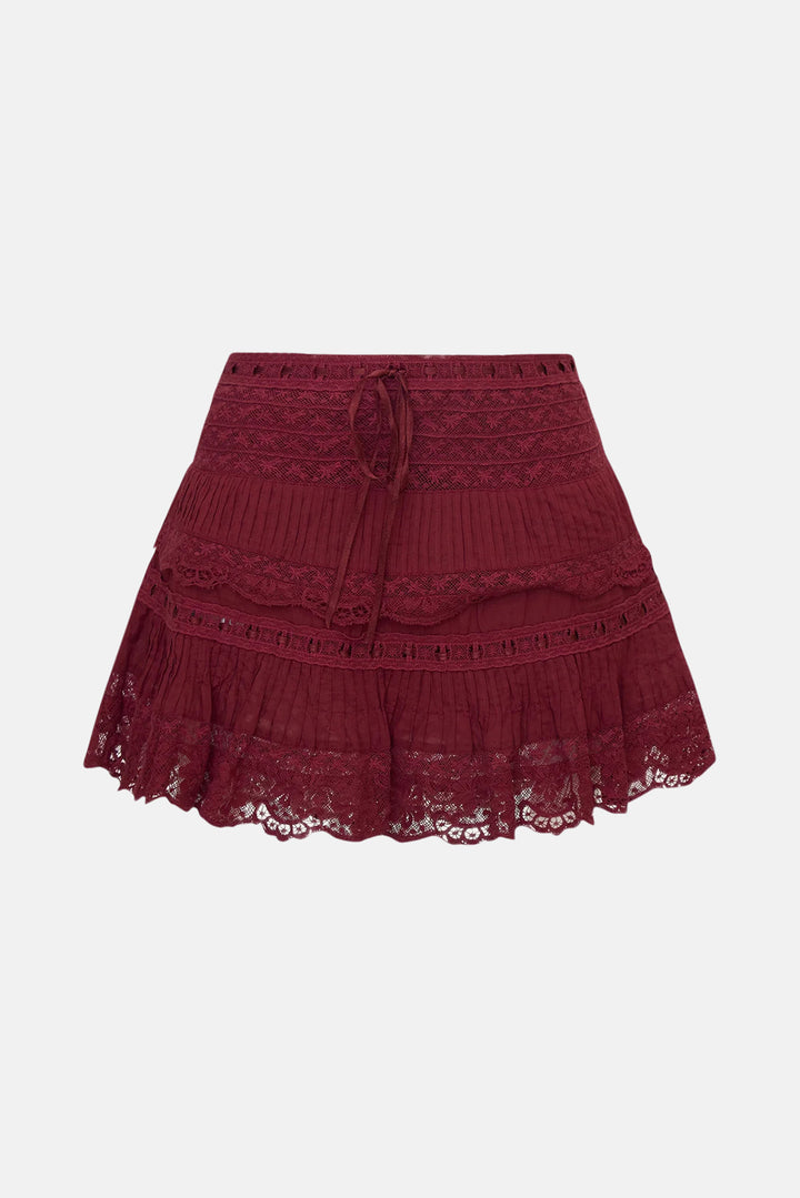 Delphie Skirt Spiced Berry