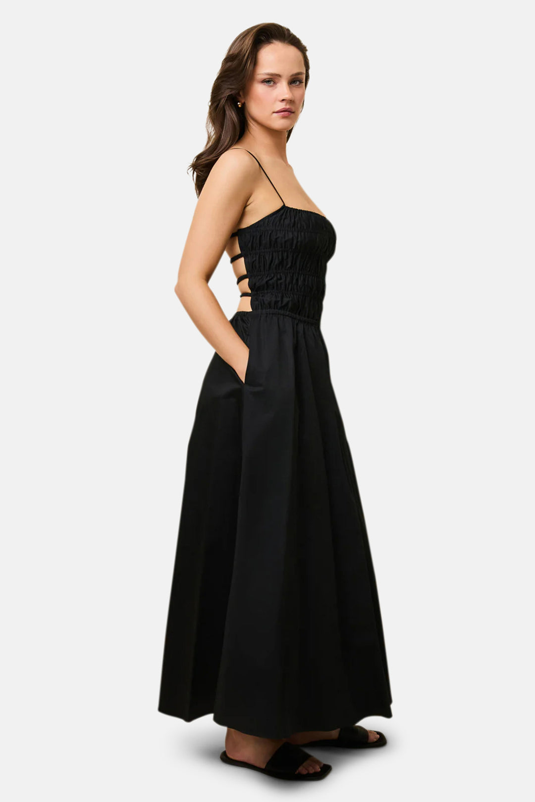 Delta Midi Dress Noir