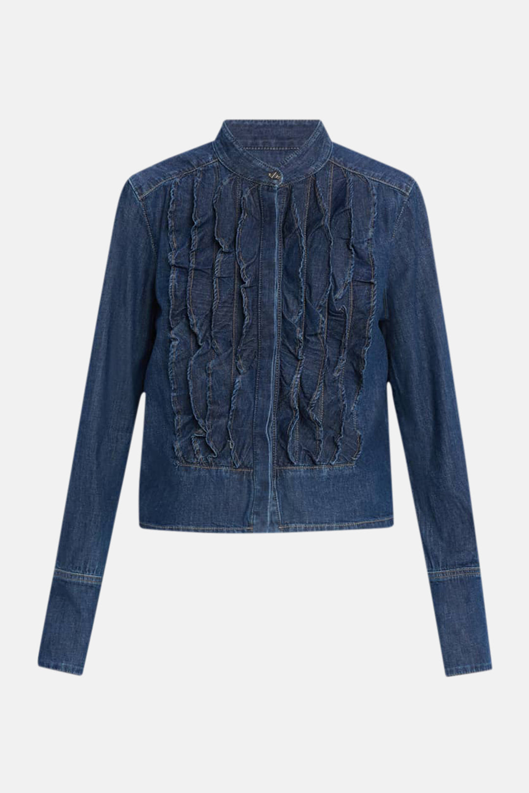Denim Patti Top in Dark Wash