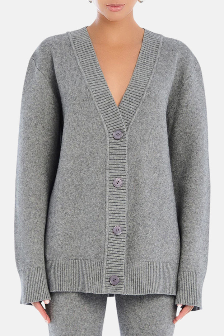 Denise Cardigan Mdeium Grey