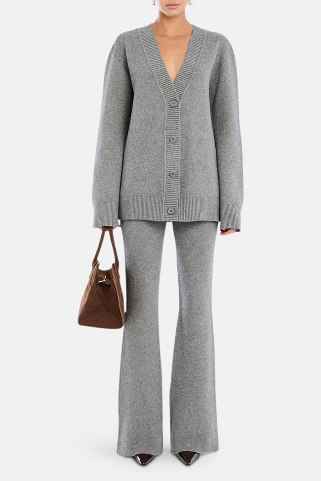 Denise Cardigan Mdeium Grey