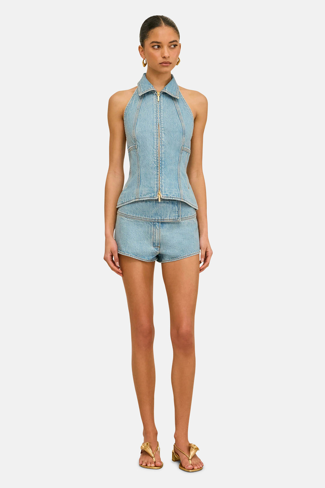 Denny Denim Short Vintage Blue