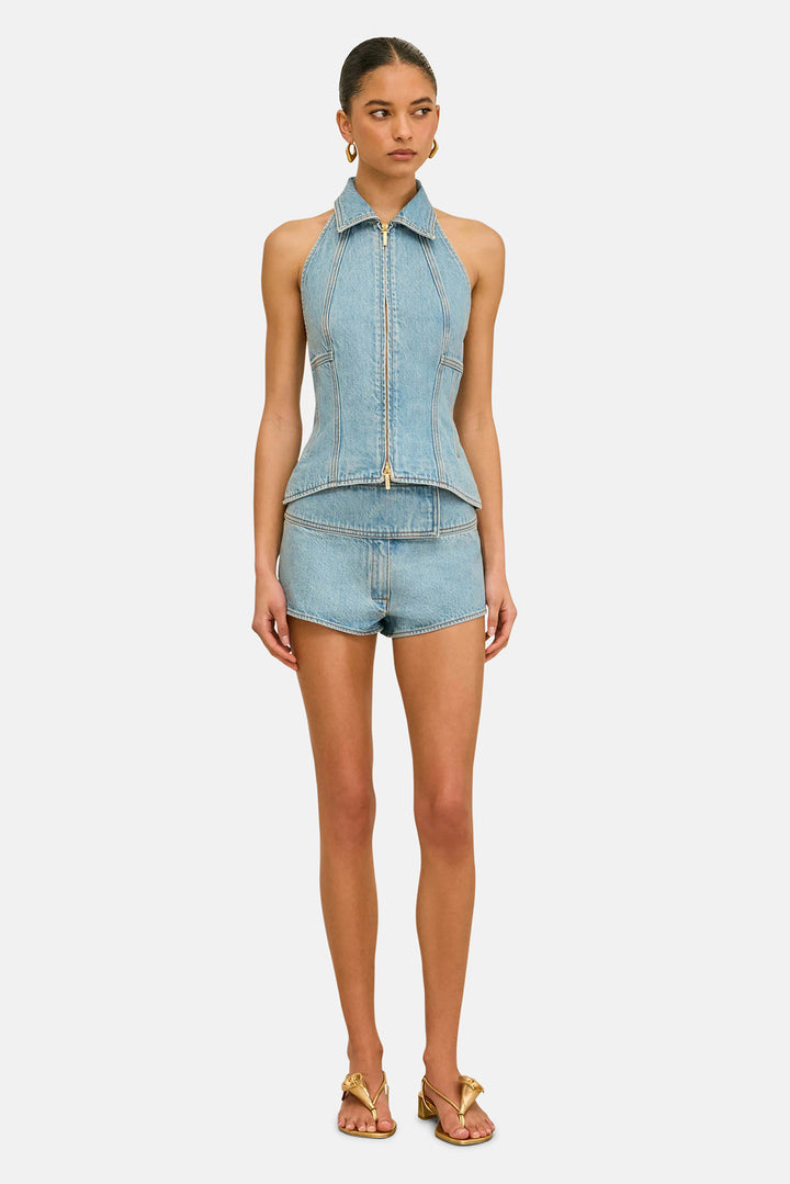 Denny Denim Short Vintage Blue