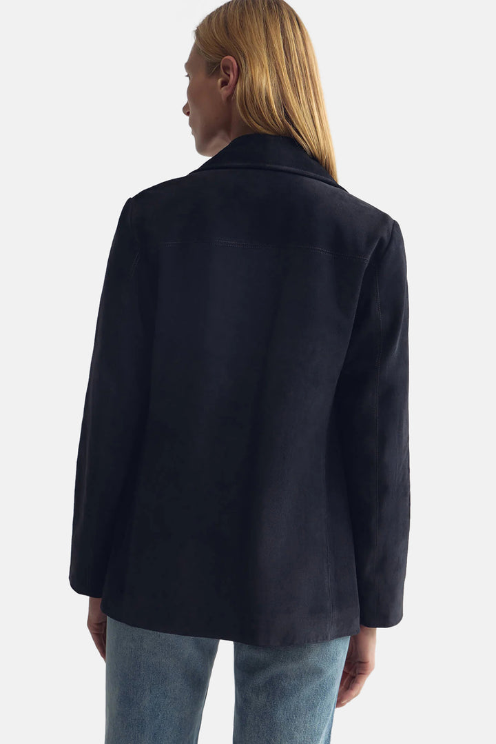 Dominic Suede Jacket Midnight