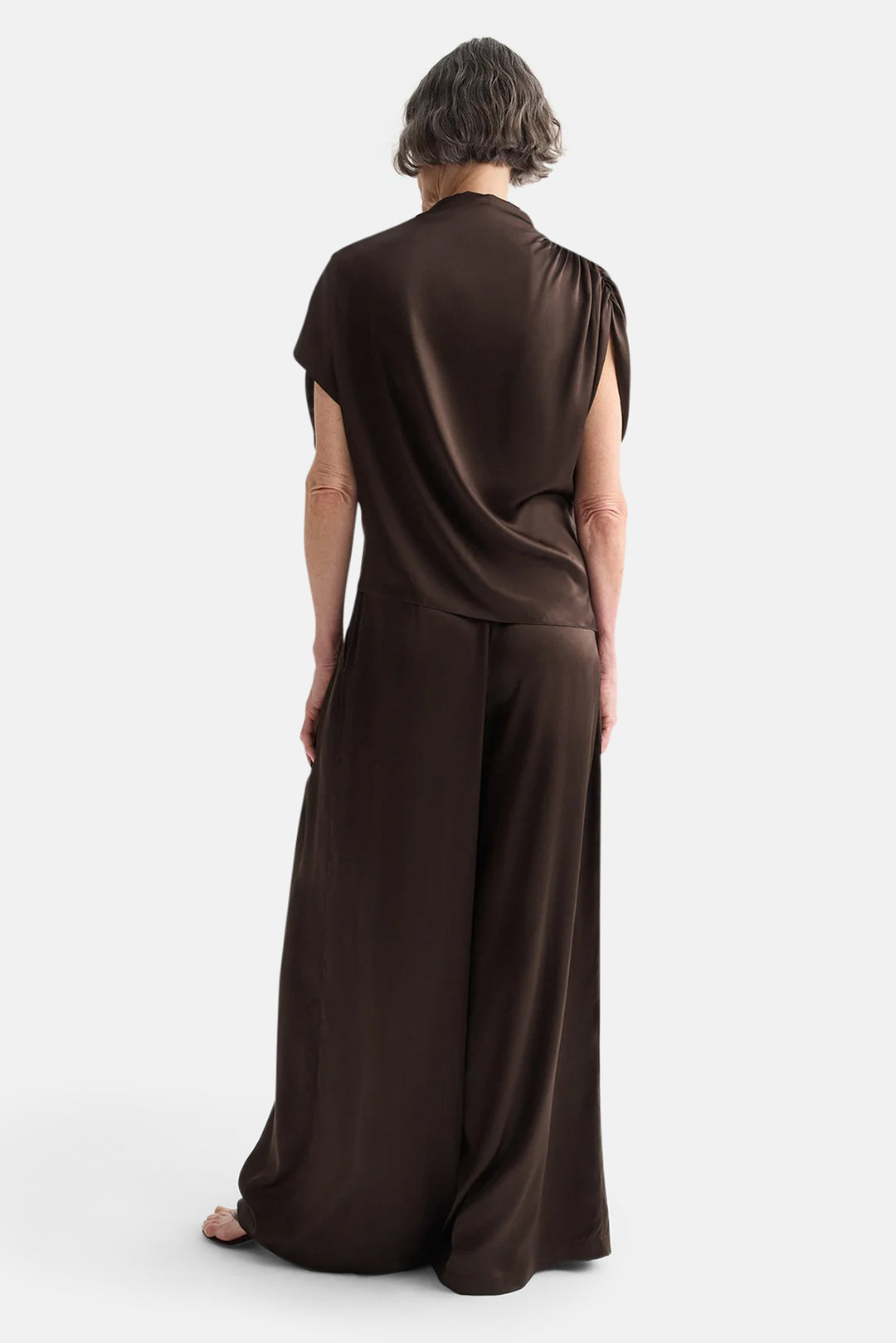 Drew Pant in Silk Delicioso