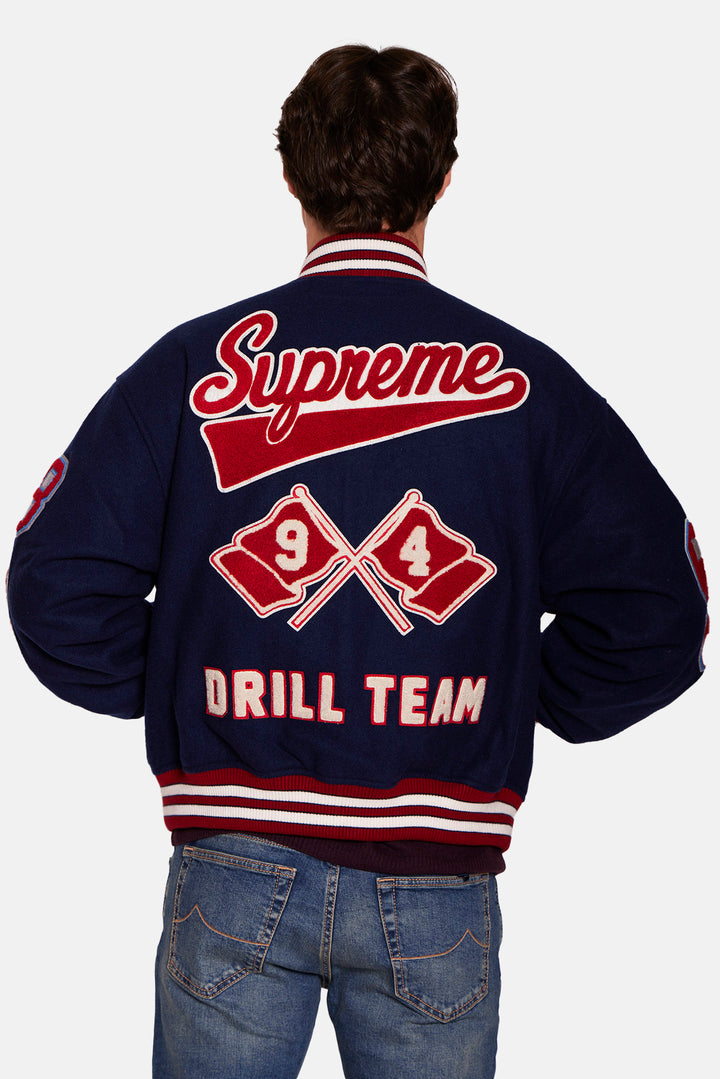 Drill Team Varsity Jacket Navy