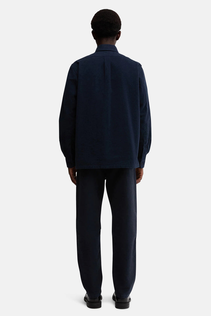 Drops Cotton Twill Shirt Navy