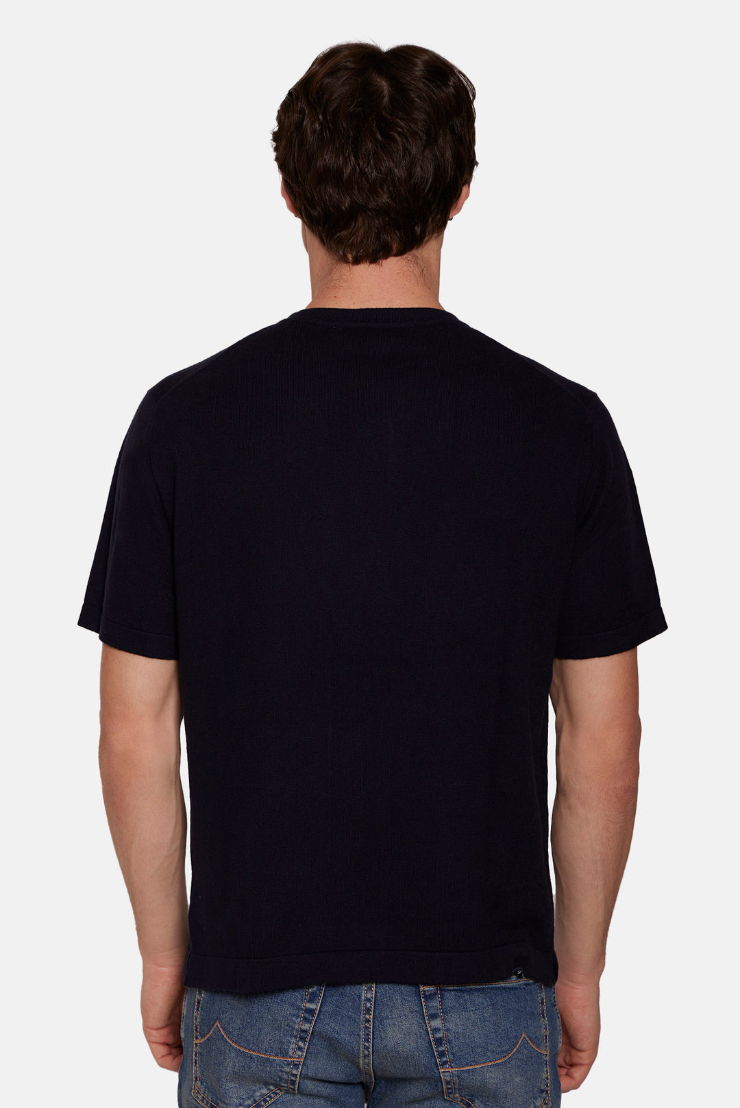 Duane Knit Tee Navy