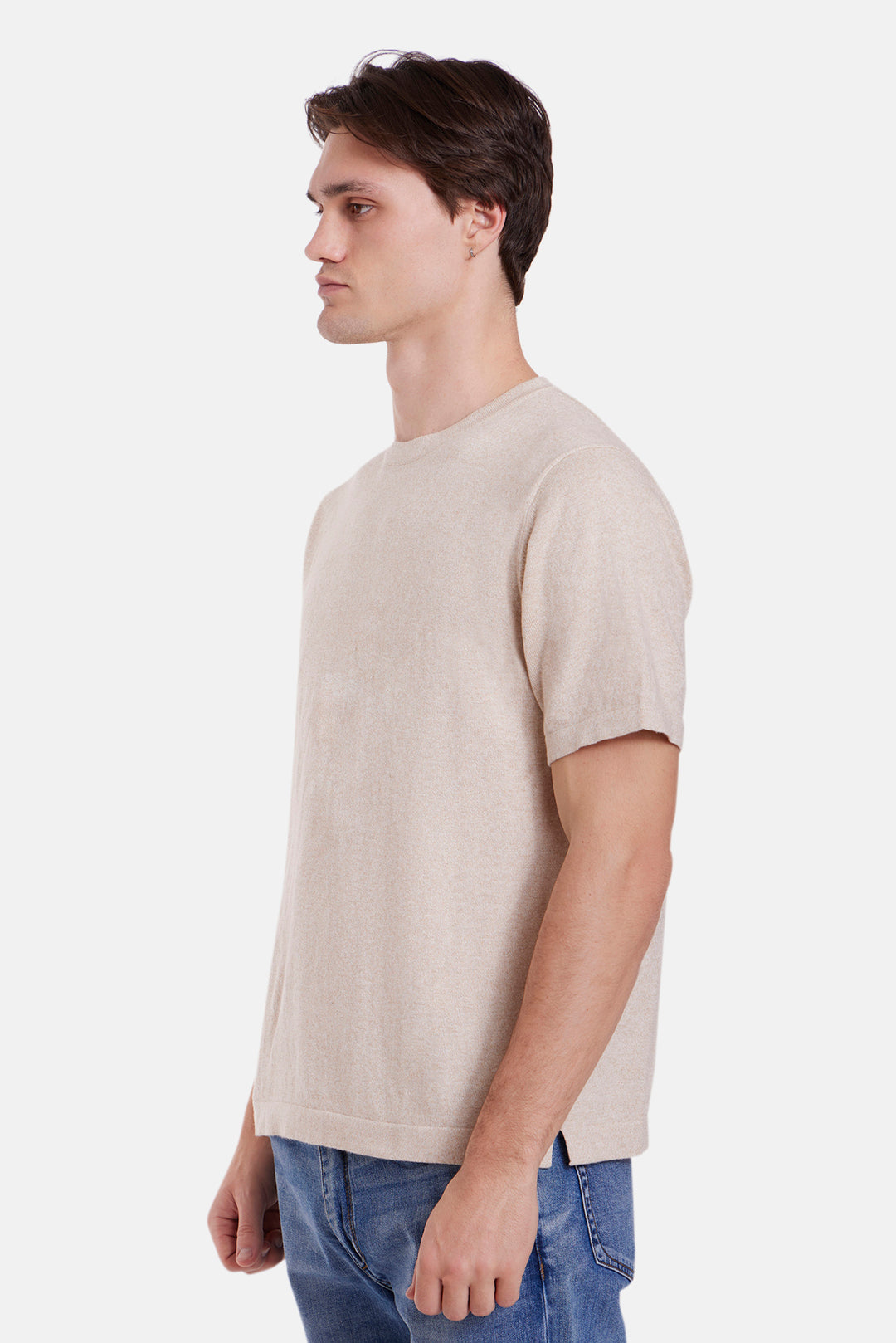 Duane Knit Tee Tallow