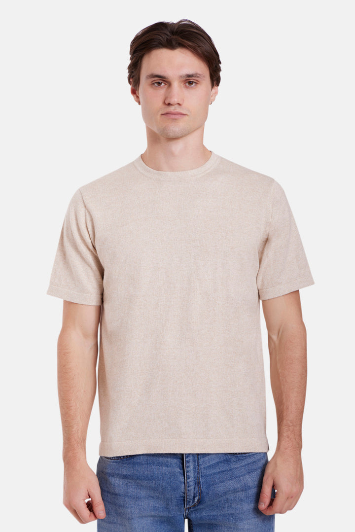 Duane Knit Tee Tallow