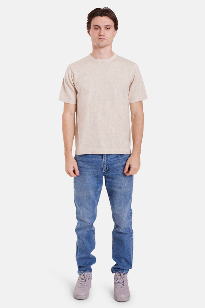 Duane Knit Tee Tallow
