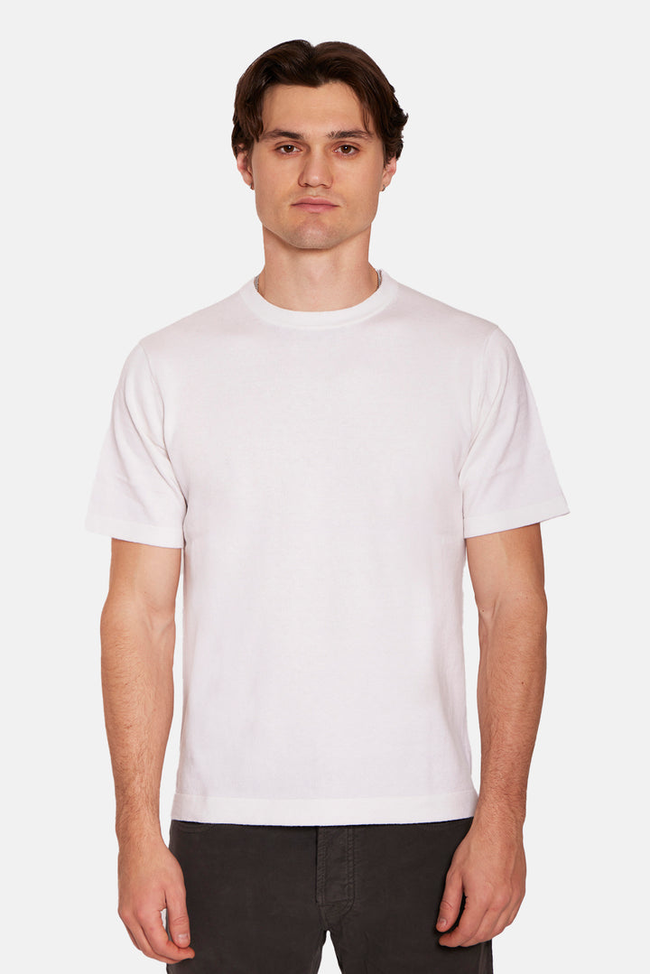 Duane Knit Tee White