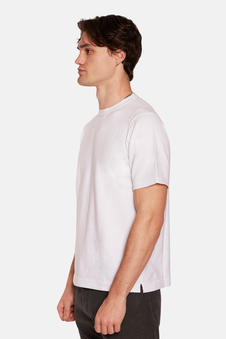 Duane Knit Tee White