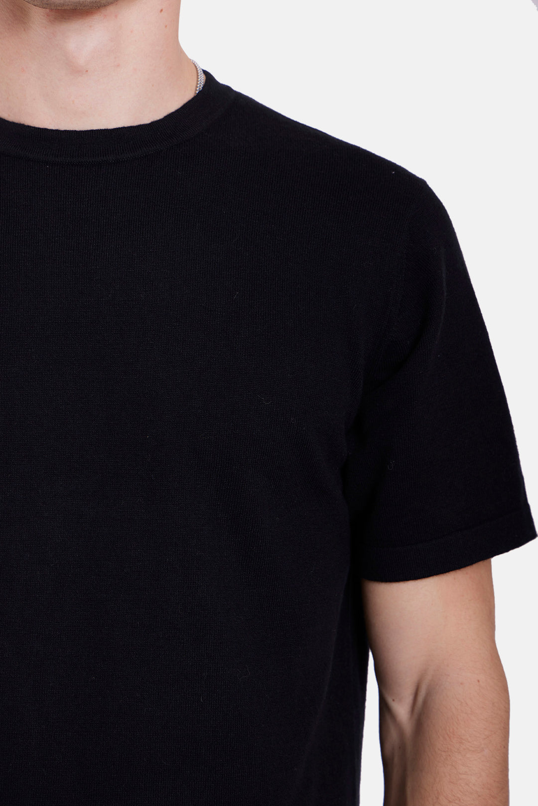 Duane Knit Tee Black