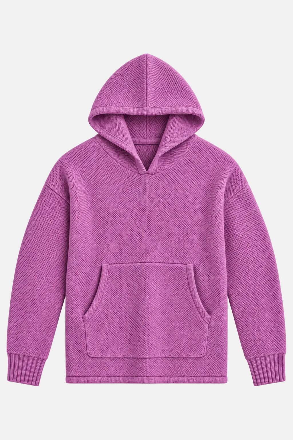 Bridges Honeycomb Pullover Hoodie Purple