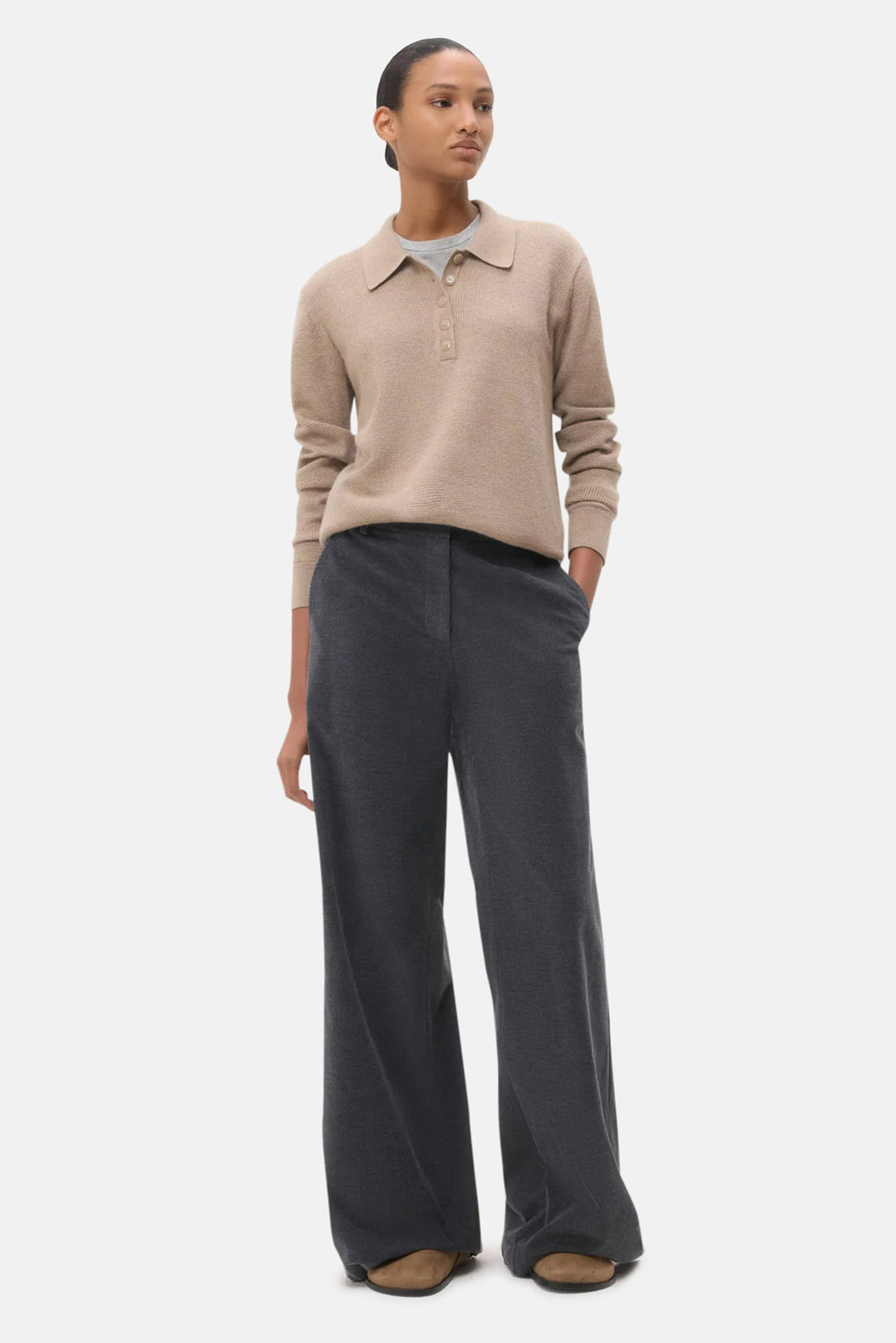 Dylan Corduroy Pant Charcoal Heather Grey