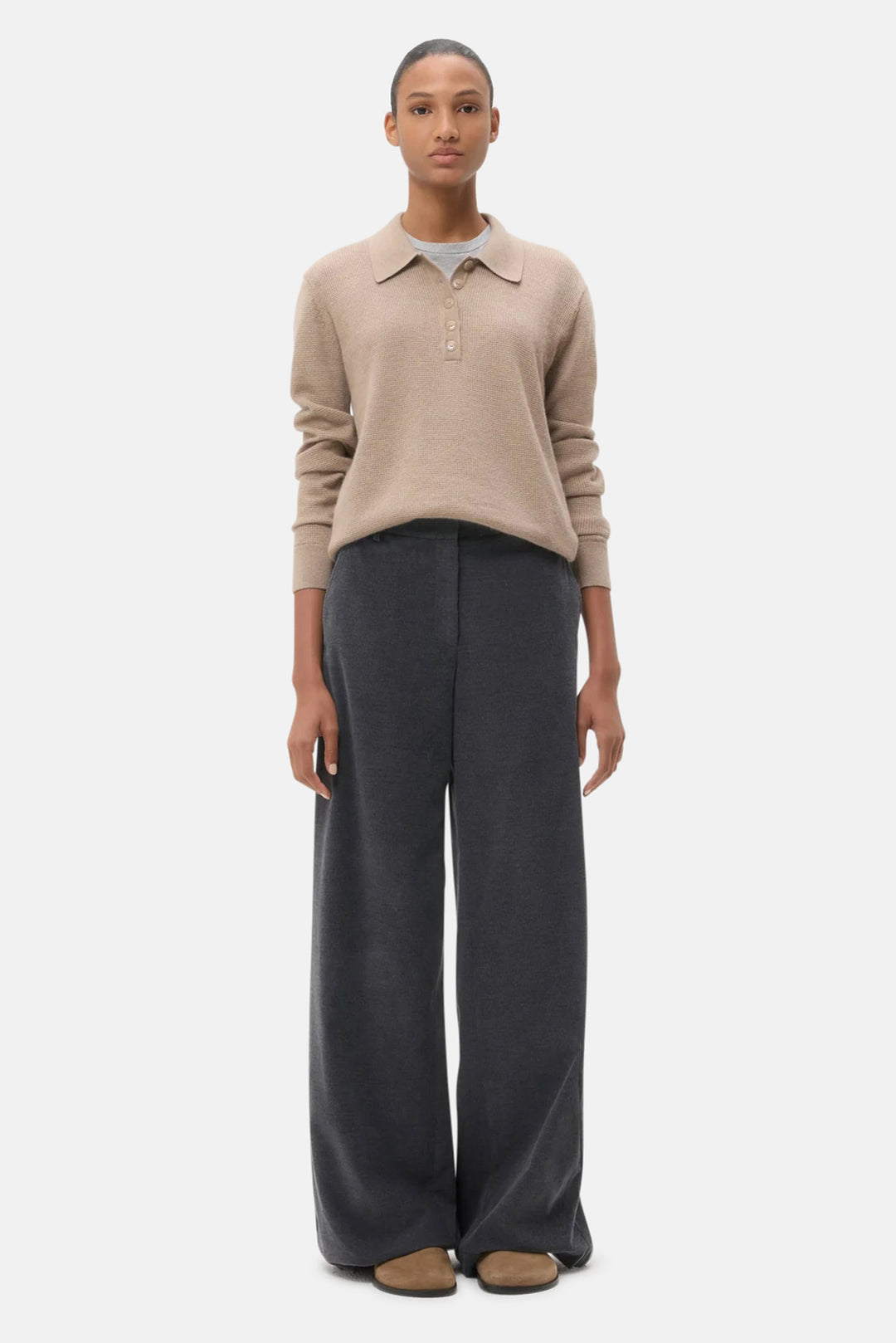 Dylan Corduroy Pant Charcoal Heather Grey