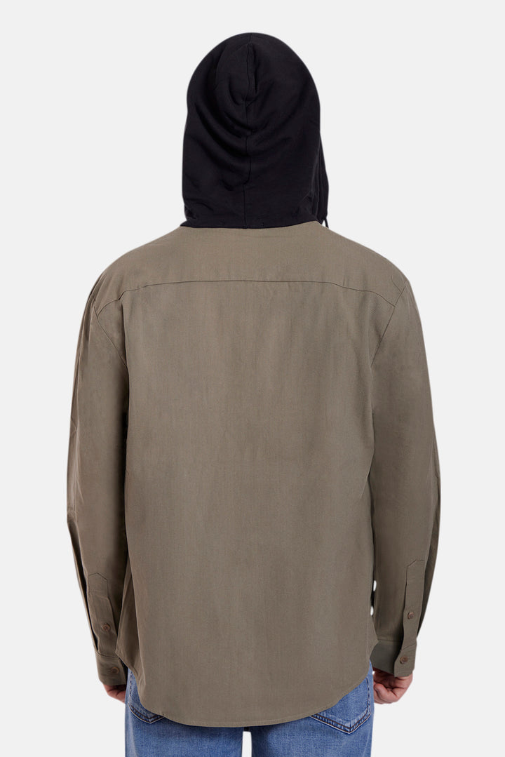 Dylan Olive Twill w/Black Hood