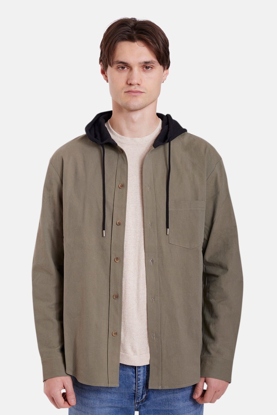 Dylan Olive Twill w/Black Hood