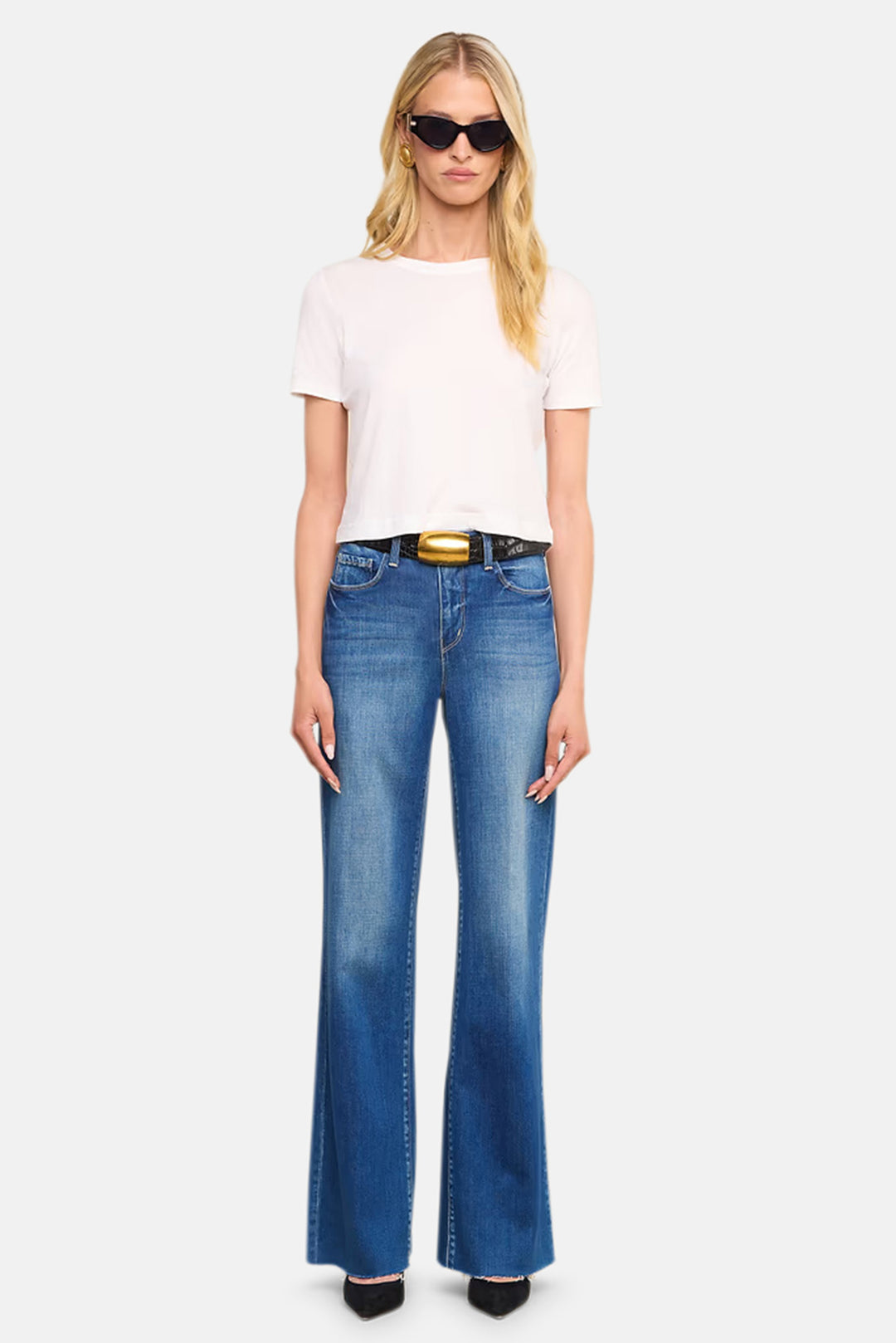 Scottie Wide-Leg Jean Hasting