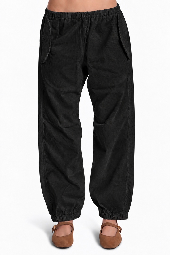 Justine Corduroy Pant Black