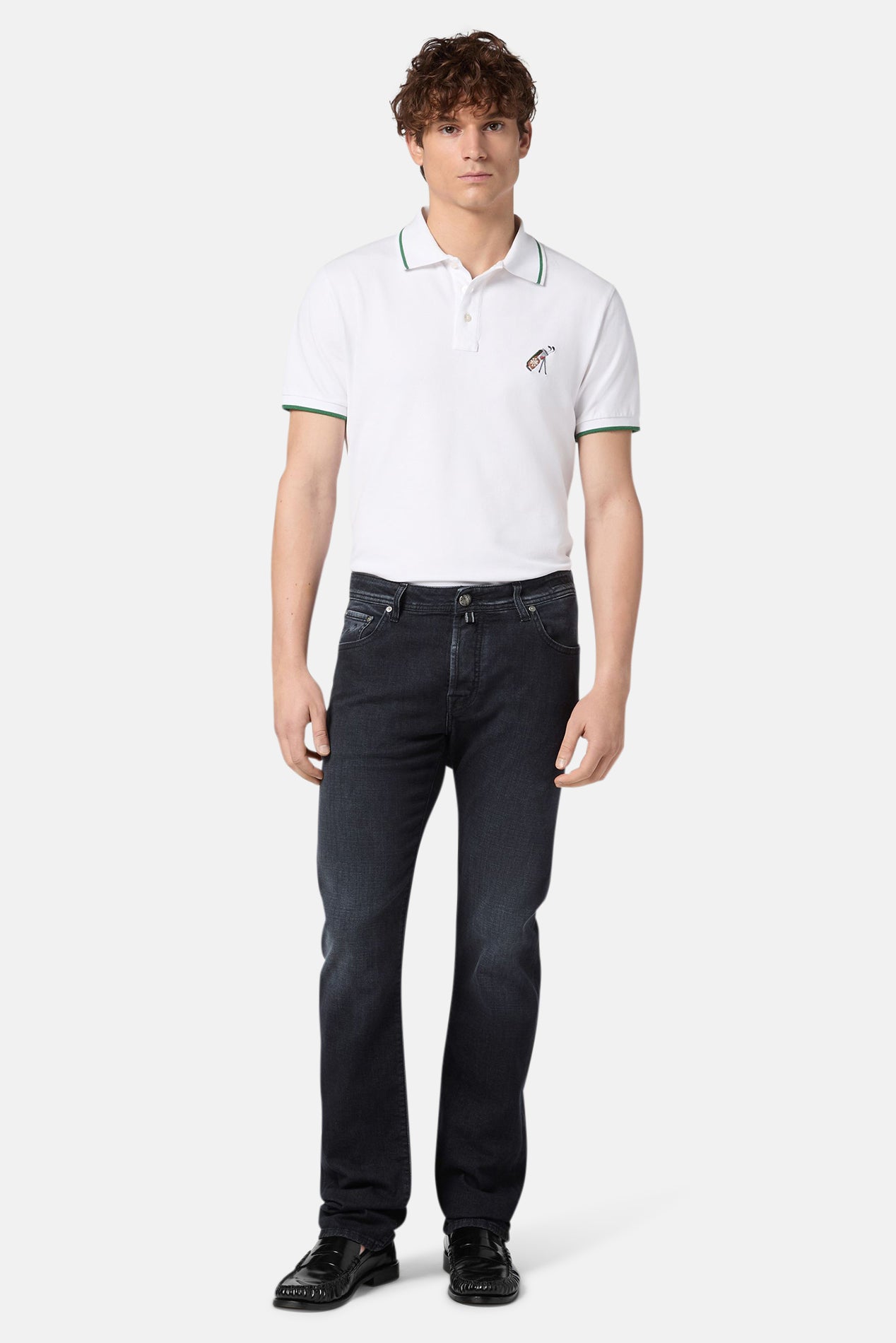 Jacob Cohen EDUARD 9 OZ Straight-leg Faded Black – blueandcream