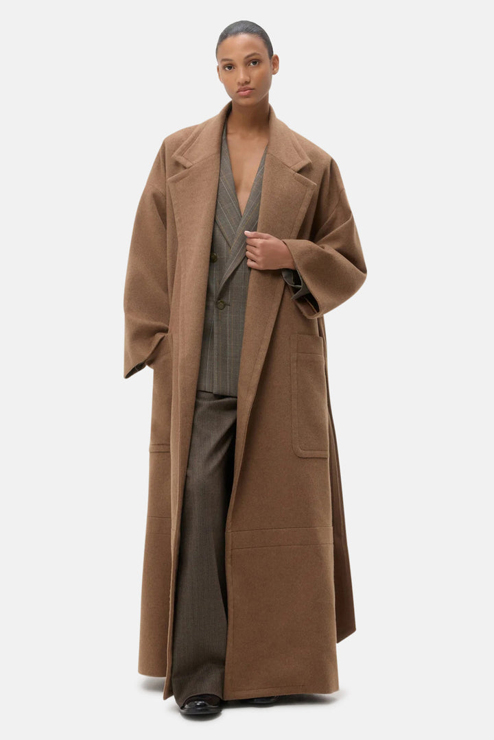 EM Cashmere Coat Kelp