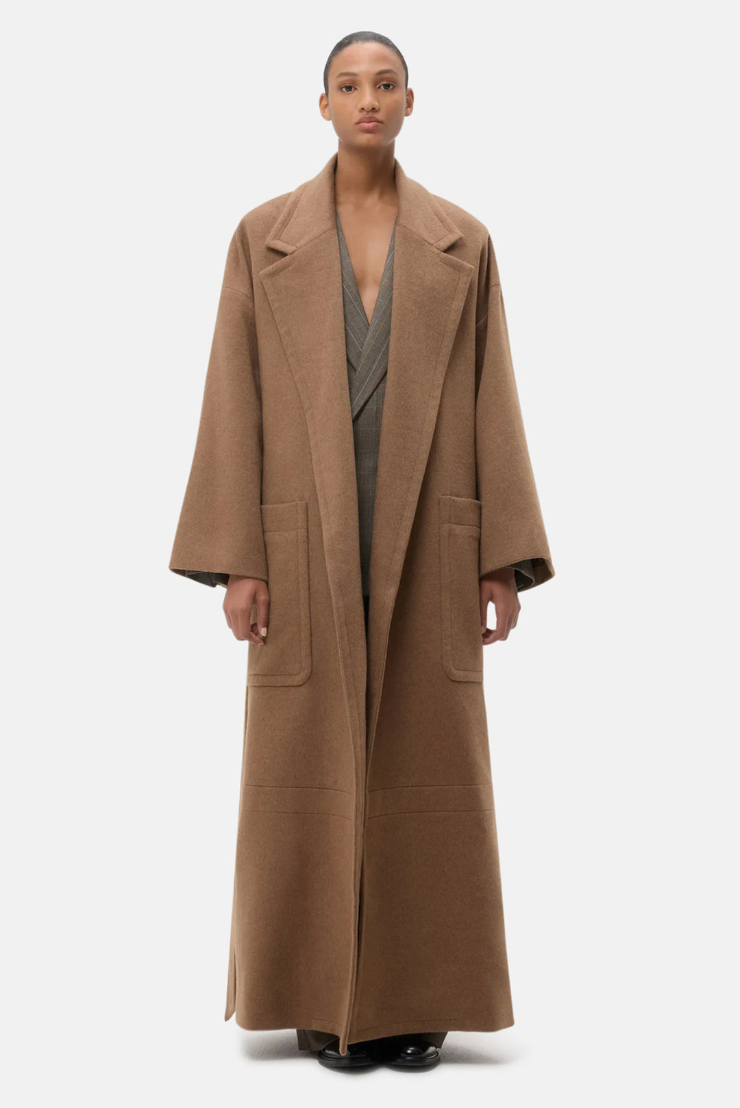 EM Cashmere Coat Kelp