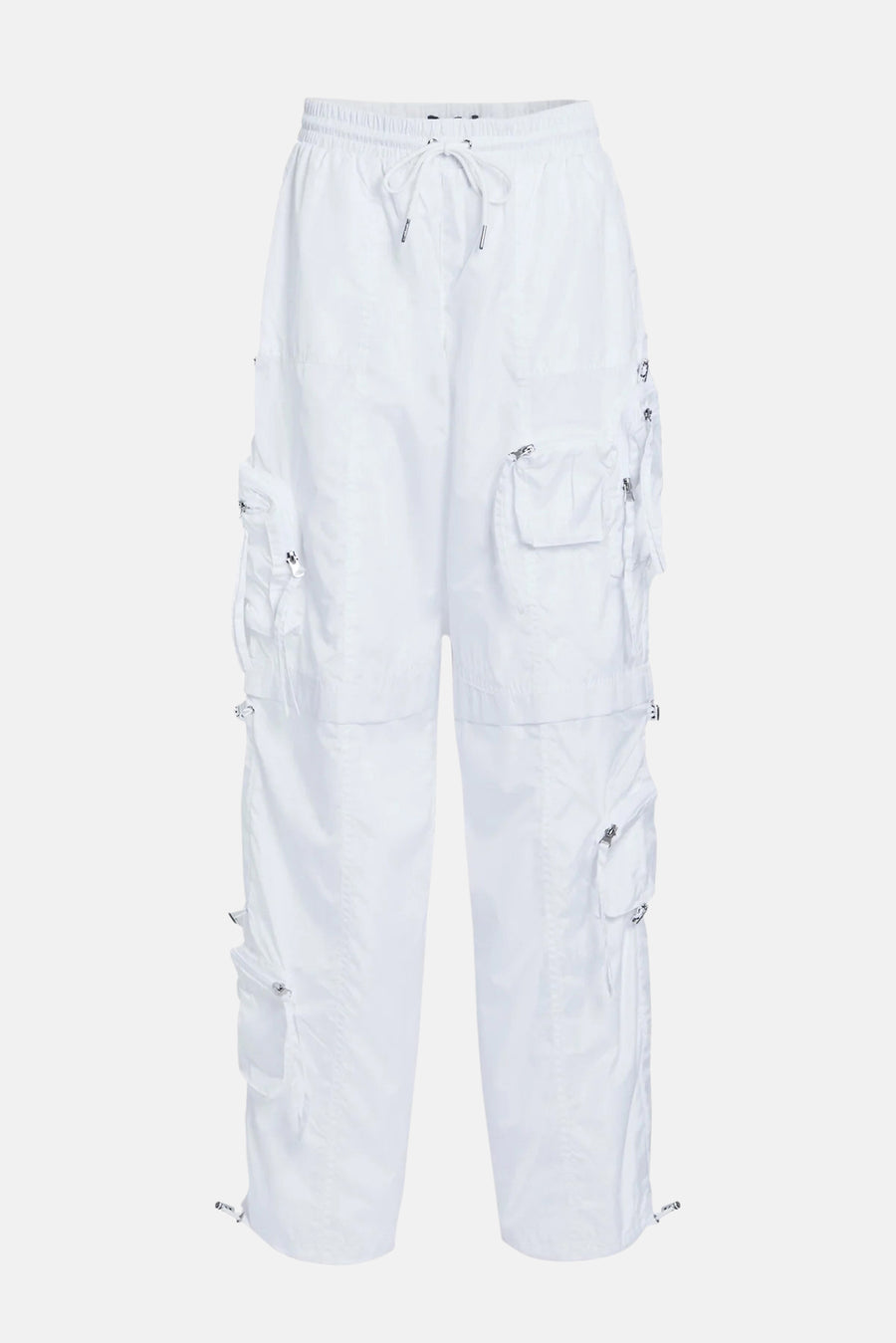 Alba Ruched Cargo Pant White