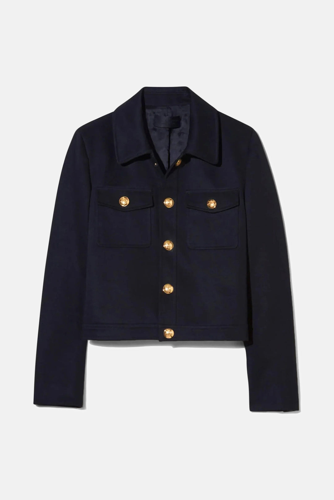 Edna Cropped Jacket Black