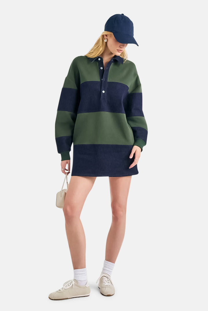 Elaria Tunic in Evergreen/Atlantic