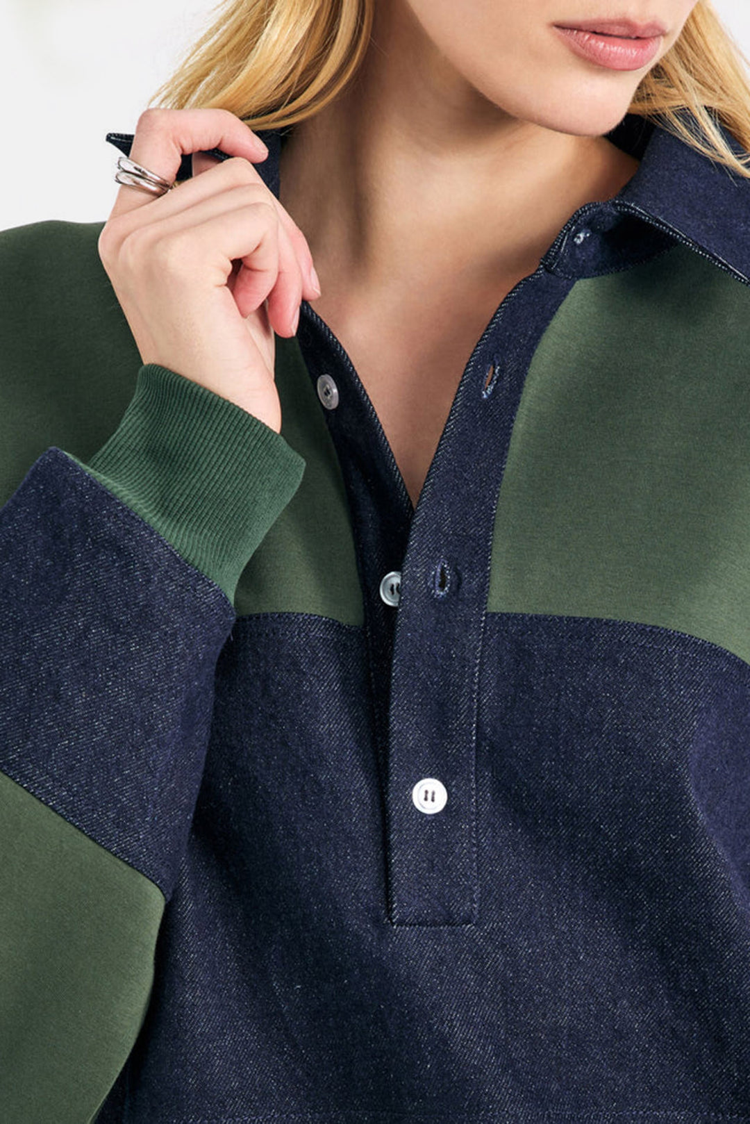 Elaria Tunic in Evergreen/Atlantic
