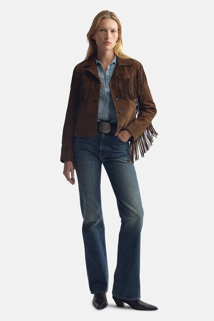 Eloi Suede Jacket Hazelnut
