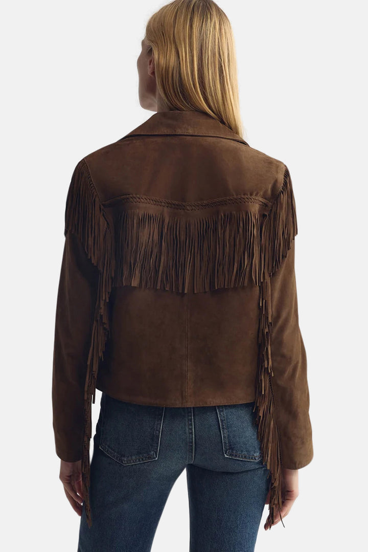 Eloi Suede Jacket Hazelnut