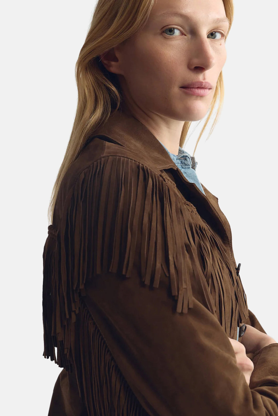 Eloi Suede Jacket Hazelnut