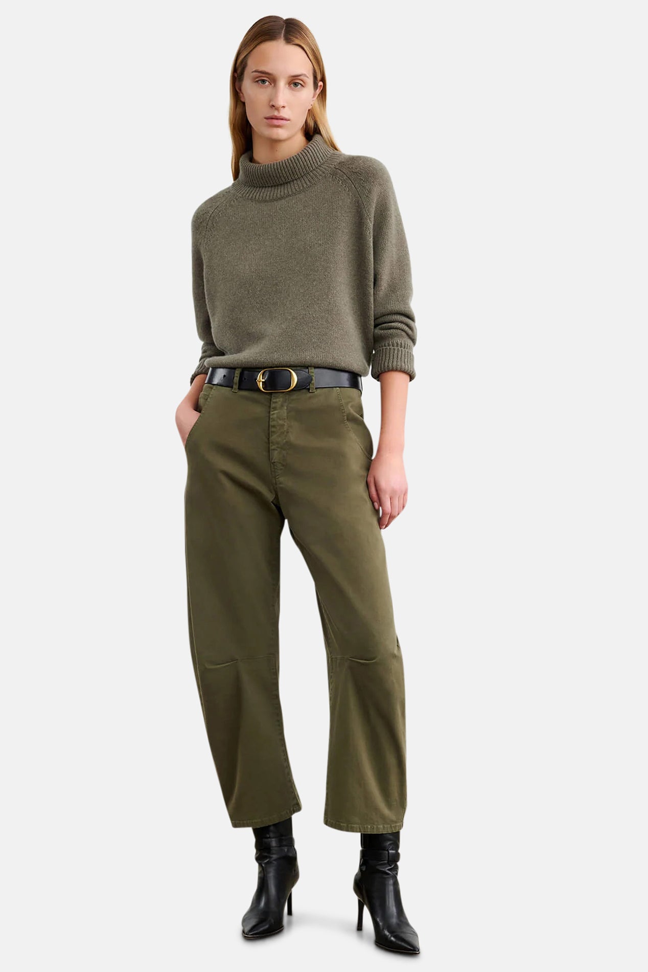 Nili Lotan Emerson Pant Loden – blueandcream