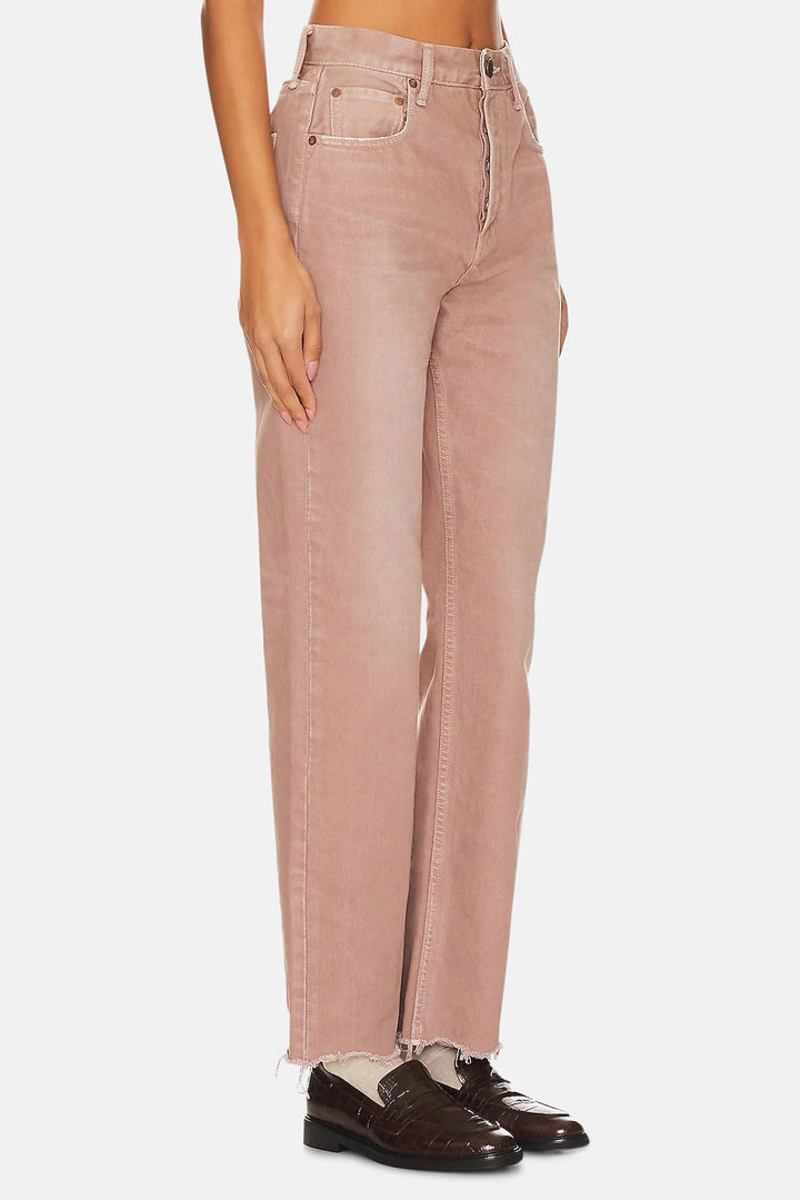 Emery Wide Straight Pant Beige
