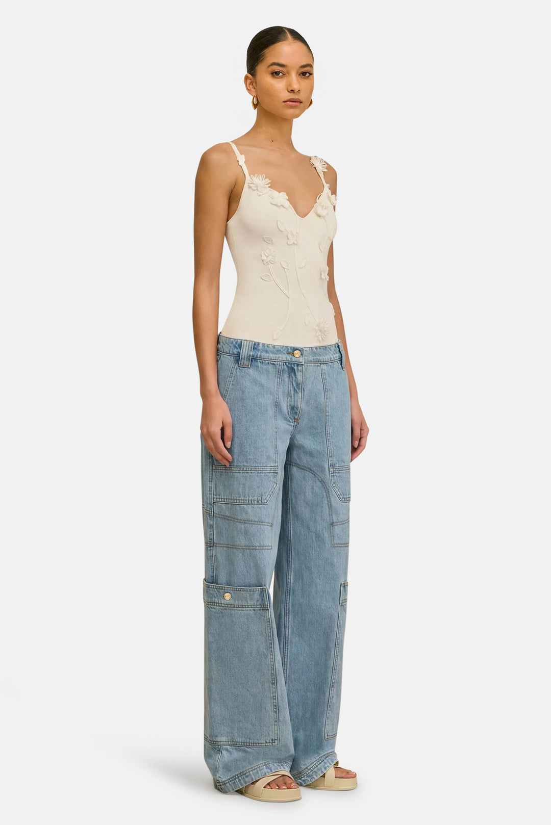 Emiliana Knit Top Off White