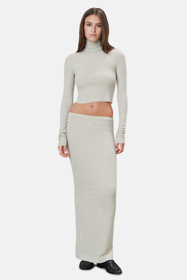 Emma Skirt Heather Oatmeal