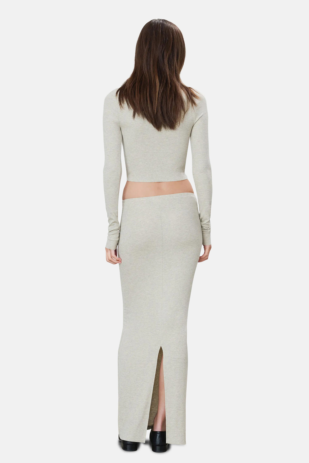 Emma Skirt Heather Oatmeal