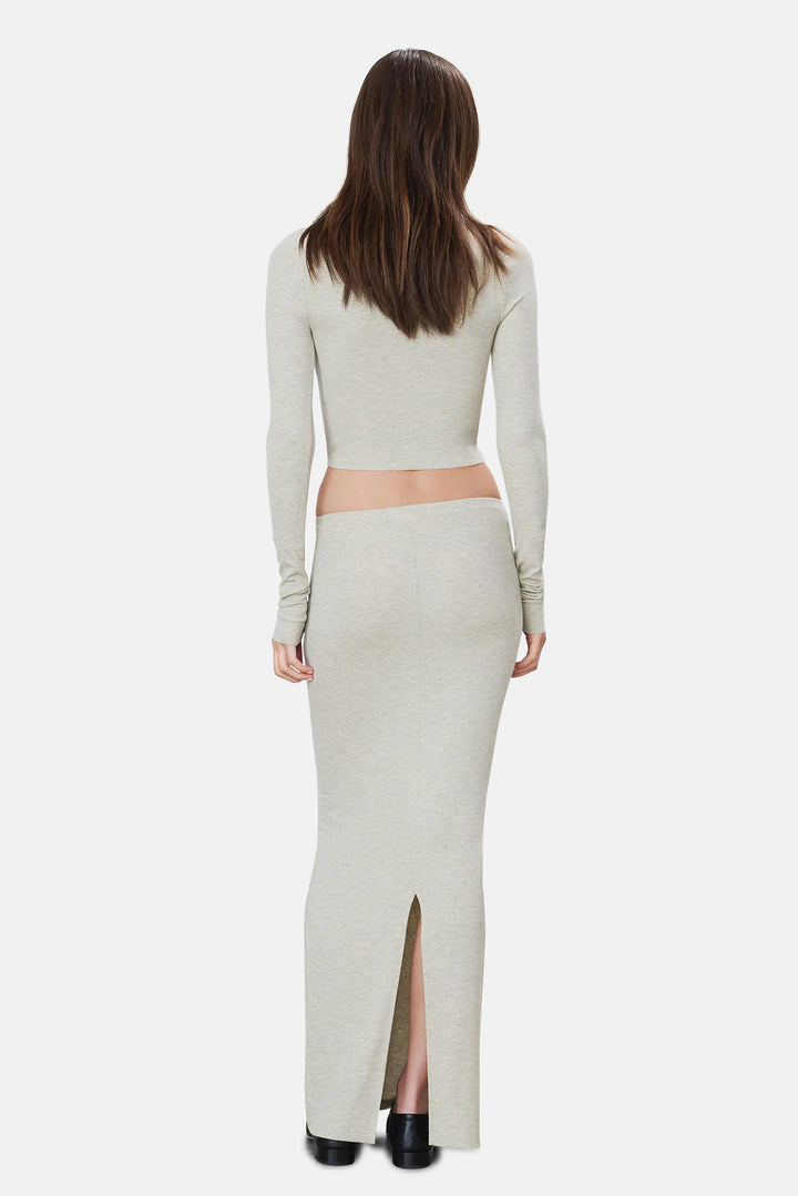 Emma Skirt Heather Oatmeal