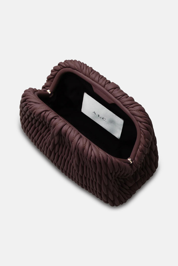 Enzo Clutch Bag Deep Plum
