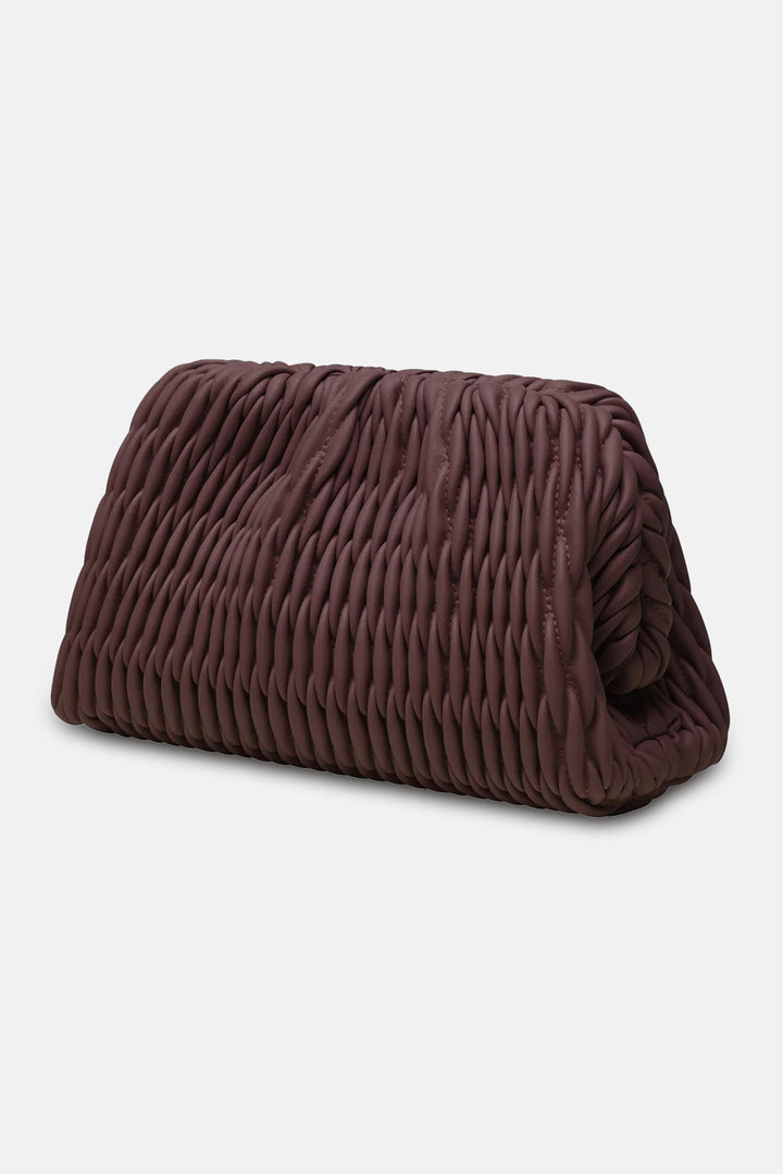Enzo Clutch Bag Deep Plum