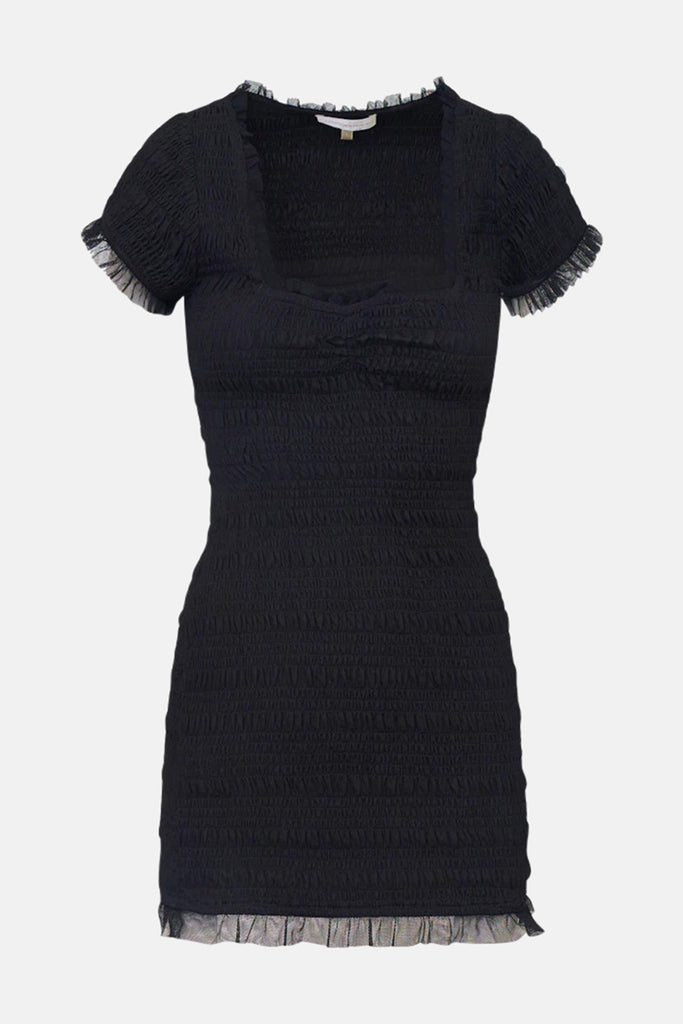 black dress beige heels LoveShackFancy Rowina Women Top main image 1