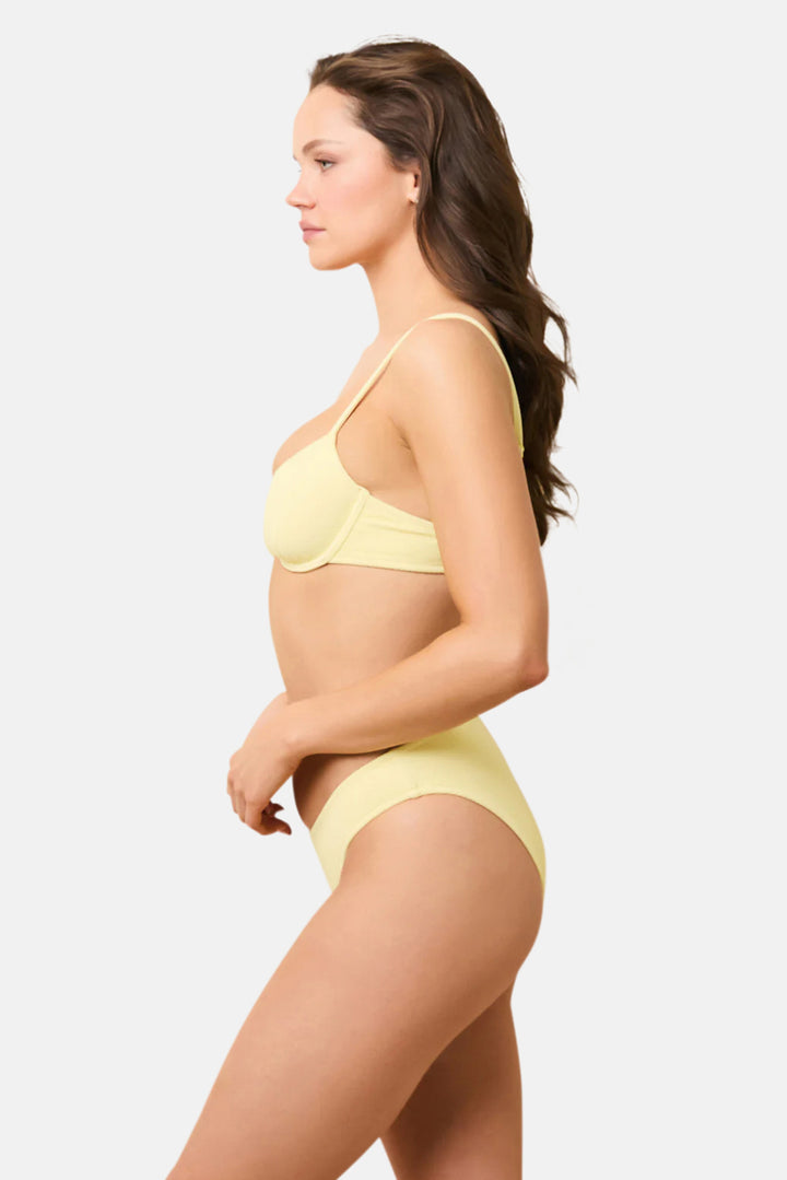 Eva Bikini Bottom Cloud Terry Custard