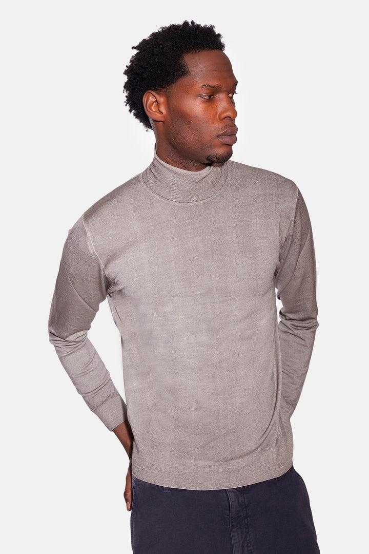 Extra Fine Merino Turtle Neck Camio