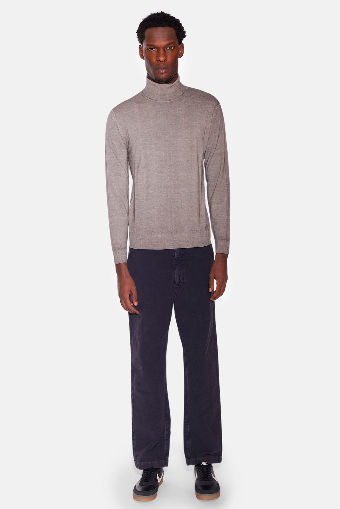 Extra Fine Merino Turtle Neck Camio