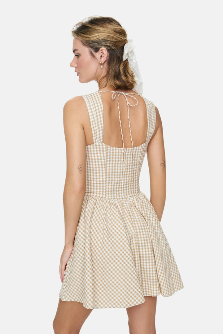 That’s Amor Mini Dress Tan