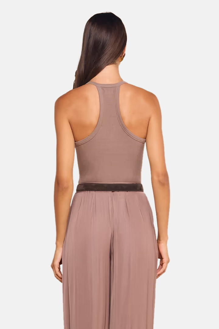 Wrenna Racerback Bodysuit Cardamom